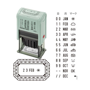 Midori Paintable Rotating Date Stamp - Frame 35454