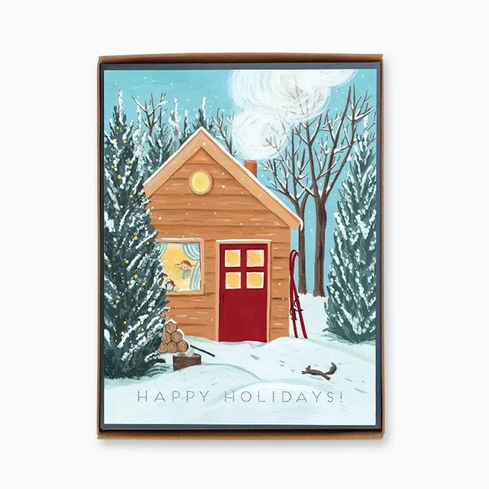 The Paperhood - BOXED Set of  8 Toronto Holiday Cottage Cards
