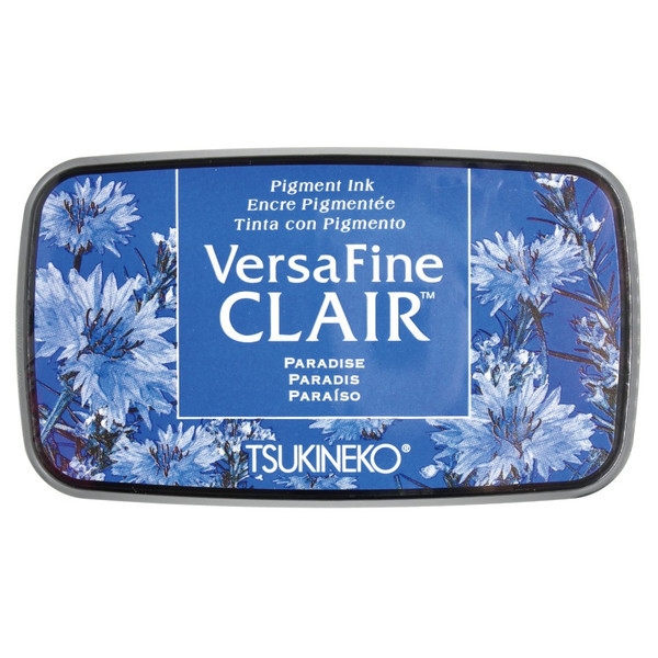 TSUKINEKO - Paradise Blue (602) Quick-drying Oil-based Pigment Stamp 