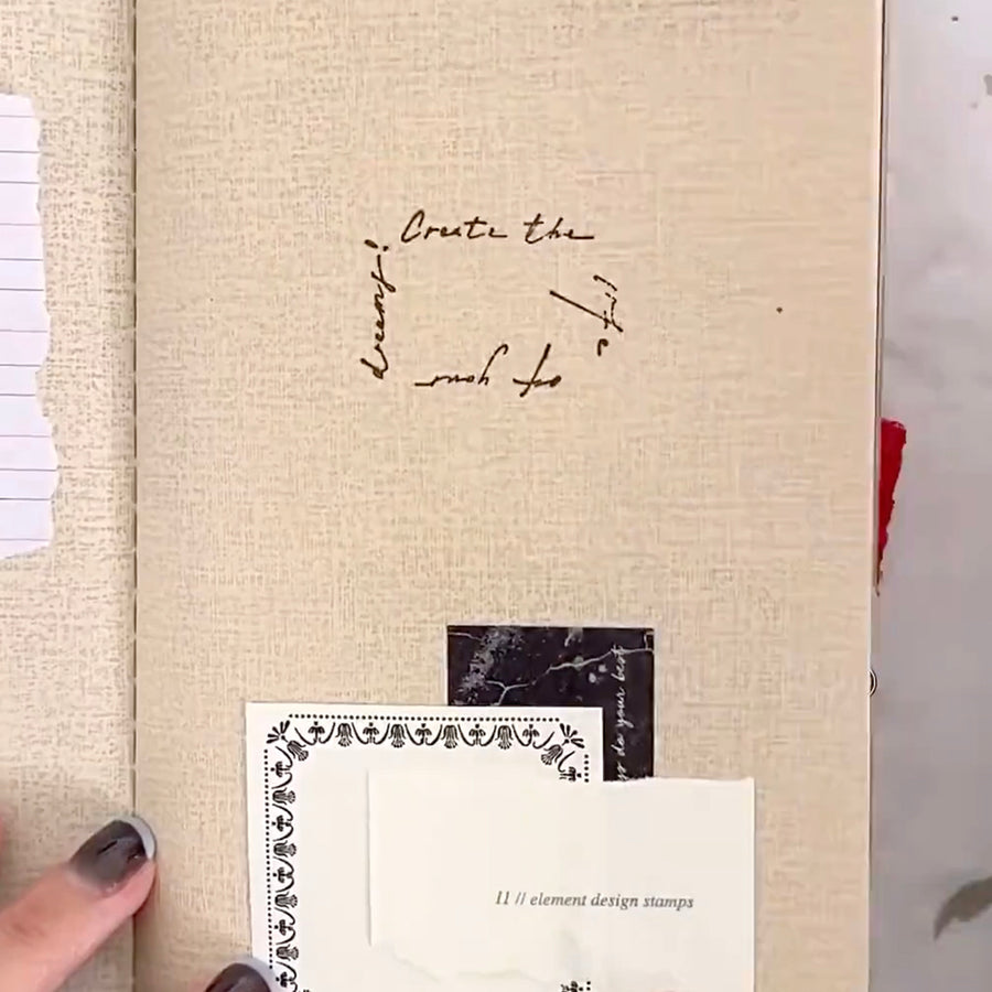 Pion Rubber Stamp - Create The Life of Your Dreams