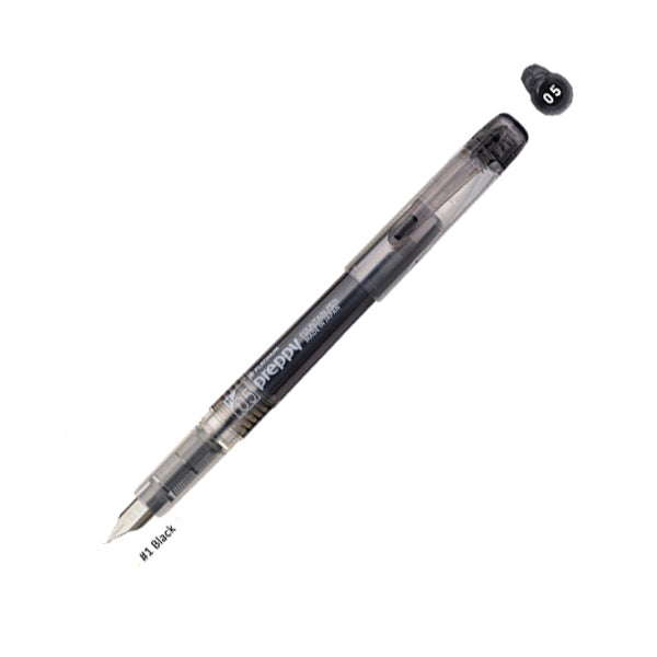 Platinum Preppy Fountain Pen - 0.5 Medium Nib - Black