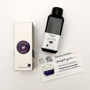 Troublemaker Standard Fountain Pen Ink 60ml Bottle - Purple Yam