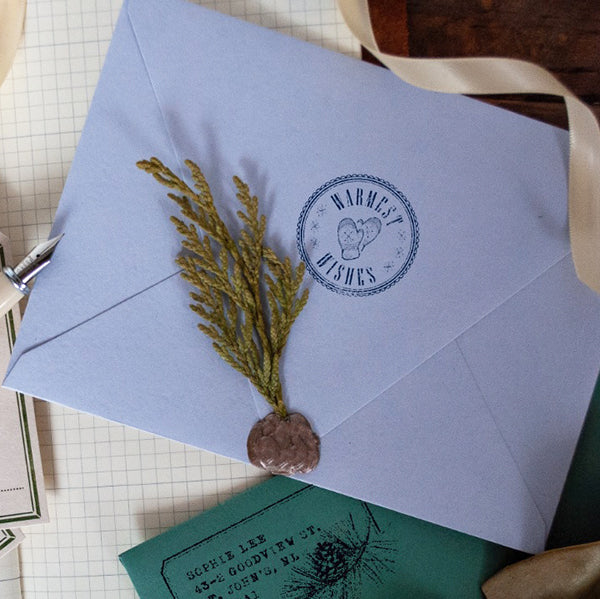 P+C Original Stamp - Holiday Release - Warmest Wishes Seal