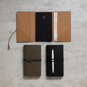 Take A Note RECORD Washable Kraft Paper Book Cover - Camel