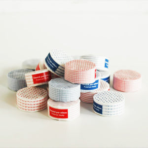 Classiky Mitsou Masking Tape Washi Tape - Red Grid