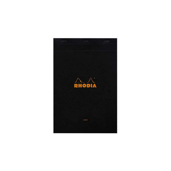 Rhodia Head Stapled Pad Black - A5 - Grid