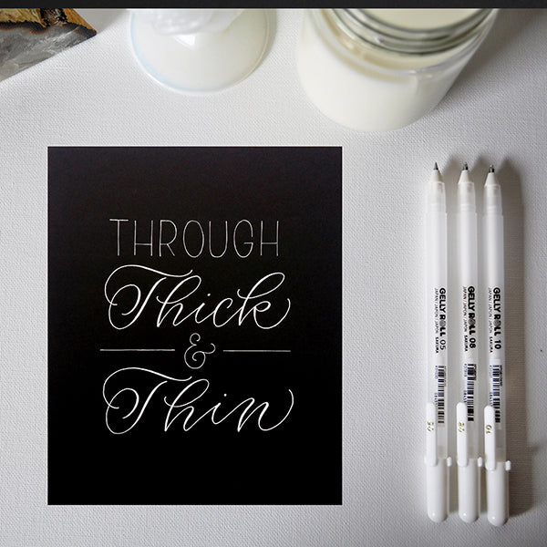 Sakura Gelly Roll Pen-White