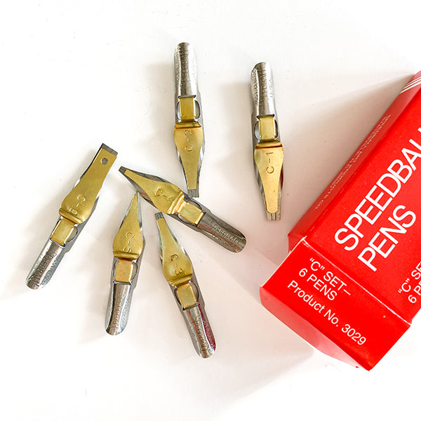 Speedball Broad Edge Calligraphy Nib - Set C