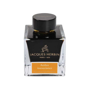 J. Herbin Fountain SCENTED Pen Ink - 50 ml Bottle - Ambre Insouciance
