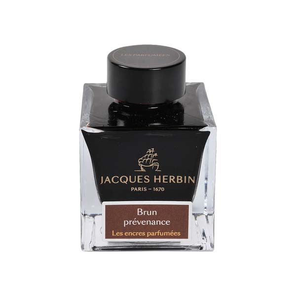 J. Herbin Fountain SCENTED Pen Ink - 50 ml Bottle - Brun Prévenance