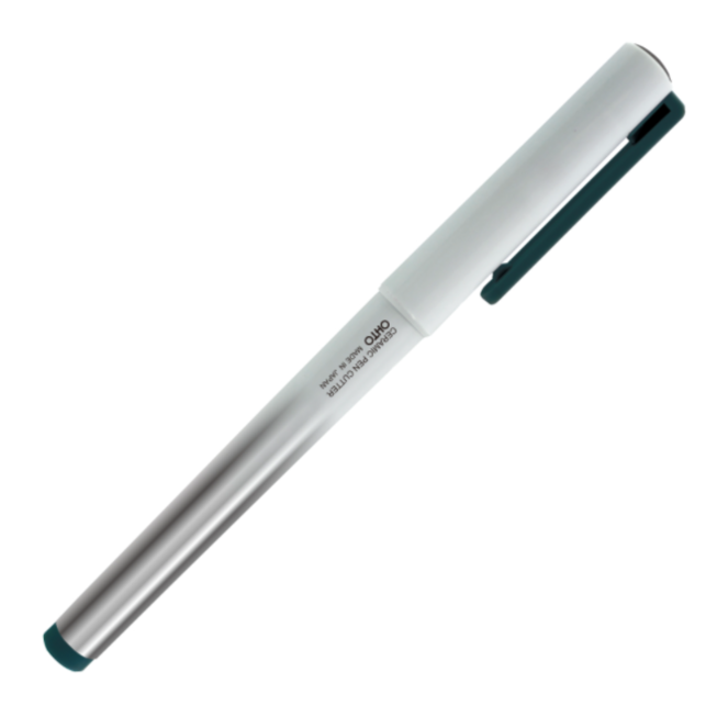 Ohto Ceramic Utility Knife Pen - Silver