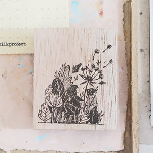 Black Milk Project Rubber Stamp - Secret Garden