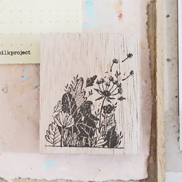 Black Milk Project Rubber Stamp - Secret Garden