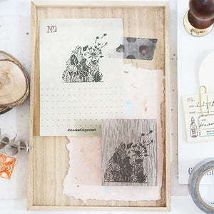 Black Milk Project Rubber Stamp - Secret Garden