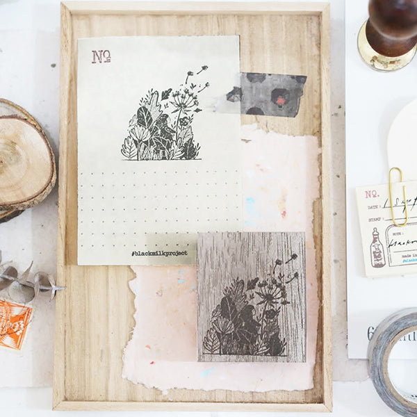 Black Milk Project Rubber Stamp - Secret Garden
