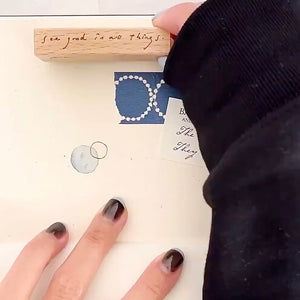 Pion Rubber Stamp - See Good In All Things