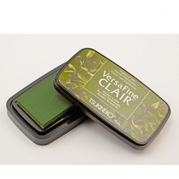 TSUKINEKO - Shading Dark Green Shady Lane (552) Quick-drying Oil-based Pigment Stamp Pad