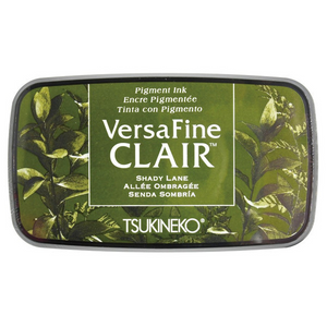 TSUKINEKO - Shading Dark Green Shady Lane (552) Quick-drying Oil-based Pigment Stamp Pad