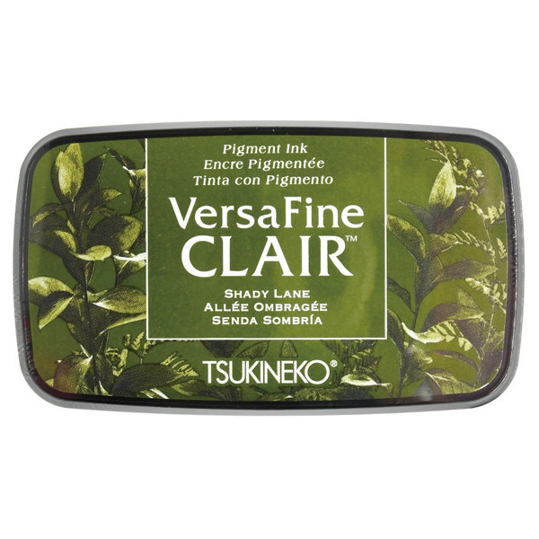 TSUKINEKO - Shading Dark Green Shady Lane (552) Quick-drying Oil-based Pigment Stamp Pad
