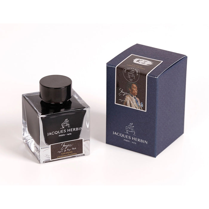 J. Herbin Fountain Pen Ink - 50 ml Bottle - Artist Collection - Shogun by Kenzo Takada