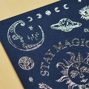 MU Print On Sticker Silver Foil Transfer - 2001 - Stay Magical