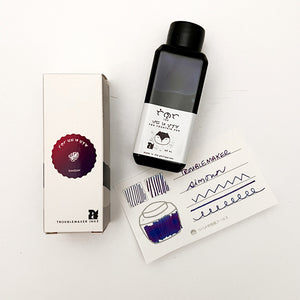 Troublemaker Sheening Fountain Pen Ink 60ml Bottle - Simoun