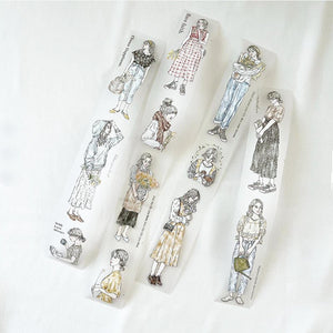 Pion - 3.5cm Matte PET Tape with White Ink - She