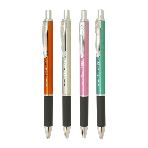 Zebra Surari - Metal Body Emulsion Ballpoint Pen - 0.5