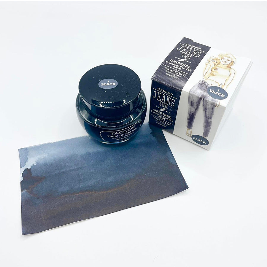 TACCIA Fountain Pen Ink 40ml -Jeans - Black TFPI-WD401-1