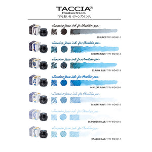 TACCIA Fountain Pen Ink 40ml -Jeans - Navy Blue TFPI-WD401-3