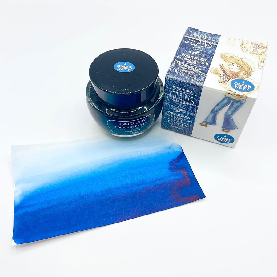 TACCIA Fountain Pen Ink 40ml -Jeans - Clear Navy TFPI-WD401-4