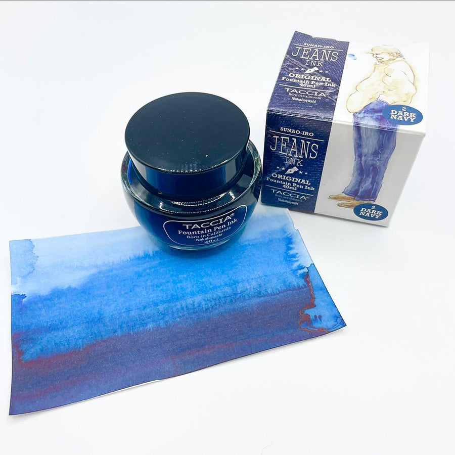 TACCIA Fountain Pen Ink 40ml -Jeans - Dark Navy TFPI-WD401-2