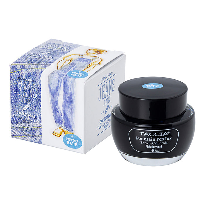 TACCIA Fountain Pen Ink 40ml -Jeans - Powder Blue TFPI-WD401-6