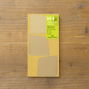 Traveler's Notebook Refill 004 - Accessories - Pocket Sticker Set