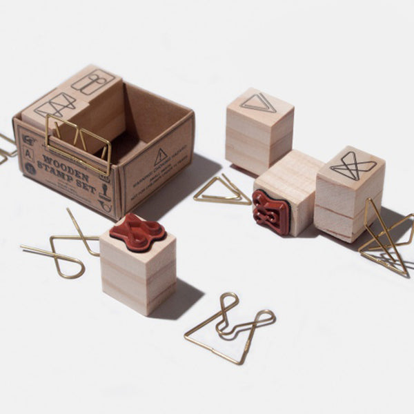 Tools To Liveby - Vintage Paperclip Stamp Set