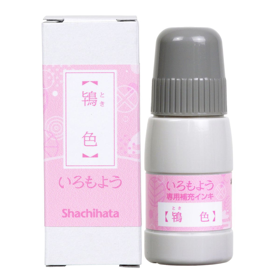 REFILL: Shachihata Iromoyo Ink Refill Bottle - Tokiiro 鴇色 - SAC-20-PP