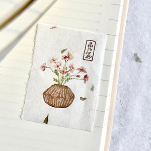 Pion Sticker Transfer - Floral