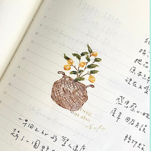 Pion Sticker Transfer - Floral