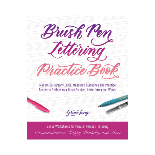 Grace Song Calligraphy - Brush Pen Lettering Practice Book