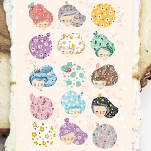 Black Milk Project Stickers - Whimsy Hair