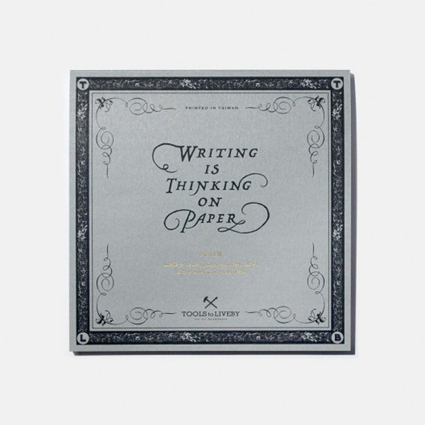 Tools to Liveby Calligraphy Practice Notebook (Gray - Practice Notebook)