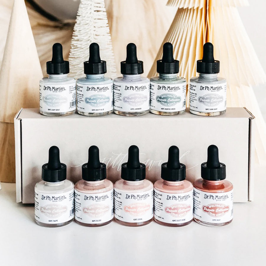 Written Word Calligraphy x Dr. Ph Martins Complete Ink Set - Warm AND Cool Tones