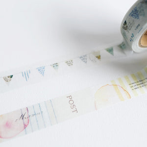 Yohaku Washi Tape - YC-013 Check & Stripe Yohak Arrange