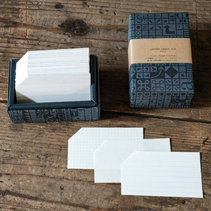 Yamazoe Memo Papers - Blue Letter Press Box