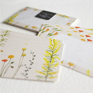 Mocolier Yellow Flower Message Card