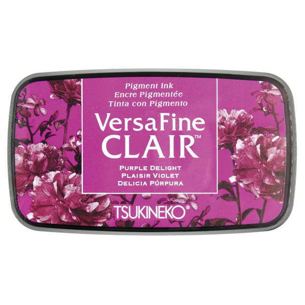 TSUKINEKO - Bright Grape Purple Delight (101) Quick-drying Oil-based Pigment Stamp Pad