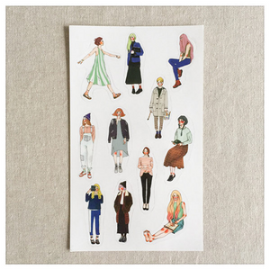 La Dolce Vita 5 Sheet Sticker Set in Zippered Pouch (Pouch design varies)