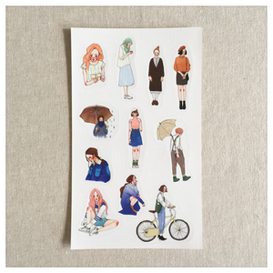 La Dolce Vita 5 Sheet Sticker Set in Zippered Pouch (Pouch design varies)