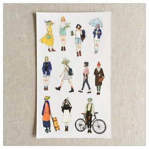 La Dolce Vita 5 Sheet Sticker Set in Zippered Pouch (Pouch design varies)