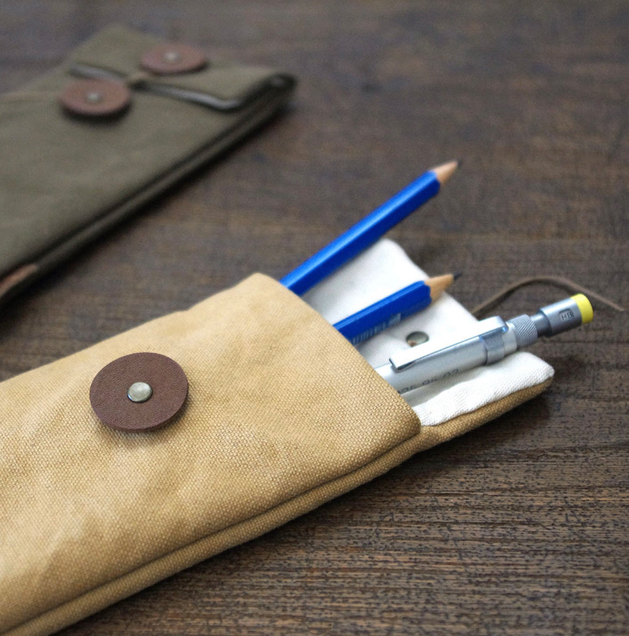 Yuruliku FU-TO Envelope Pen Case - Brown